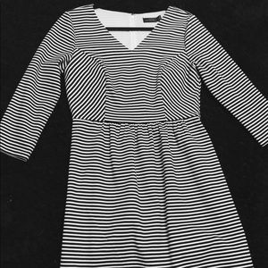 THE LIMITED Striped Midi Dress
